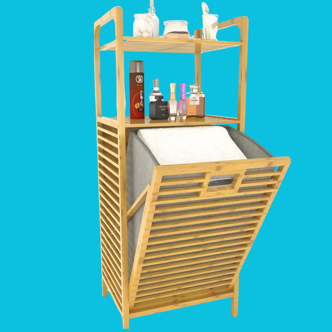 CESTA DE ROPA SUCIA DE BAMBU
