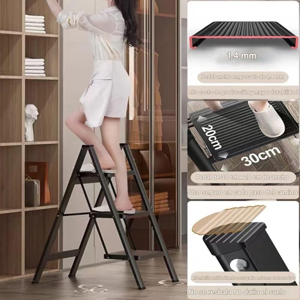 ESCALERA MODERNA PLEGABLE + REGALO