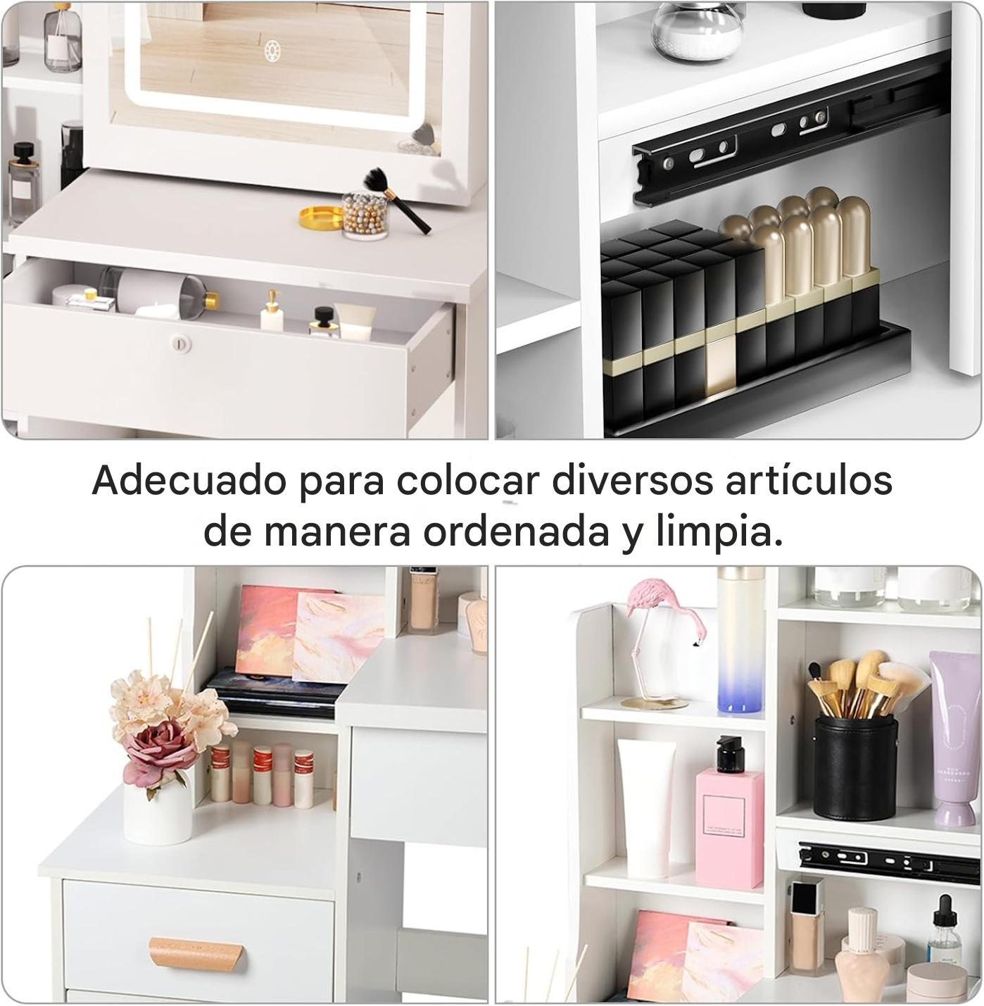 TOCADOR DE MAQUILLAJE DE LUJO