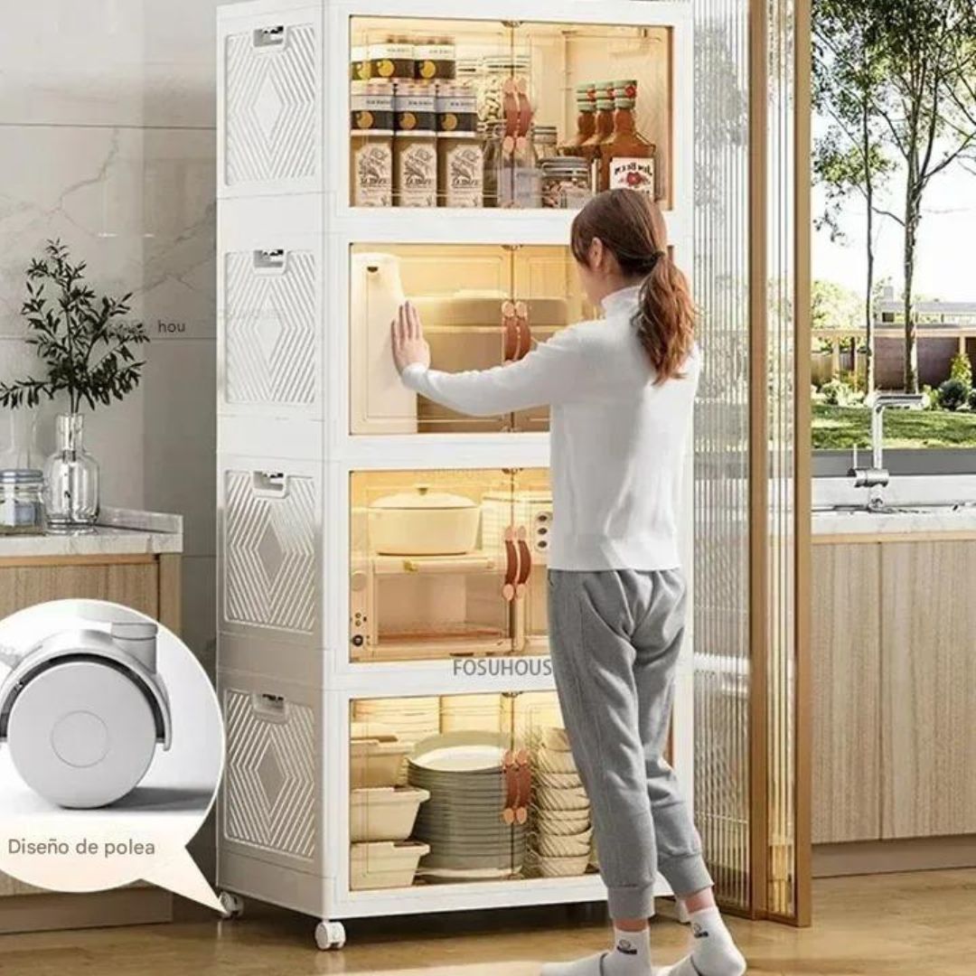 ARMARIO MODERNO PLEGABLE DE 5 PISOS