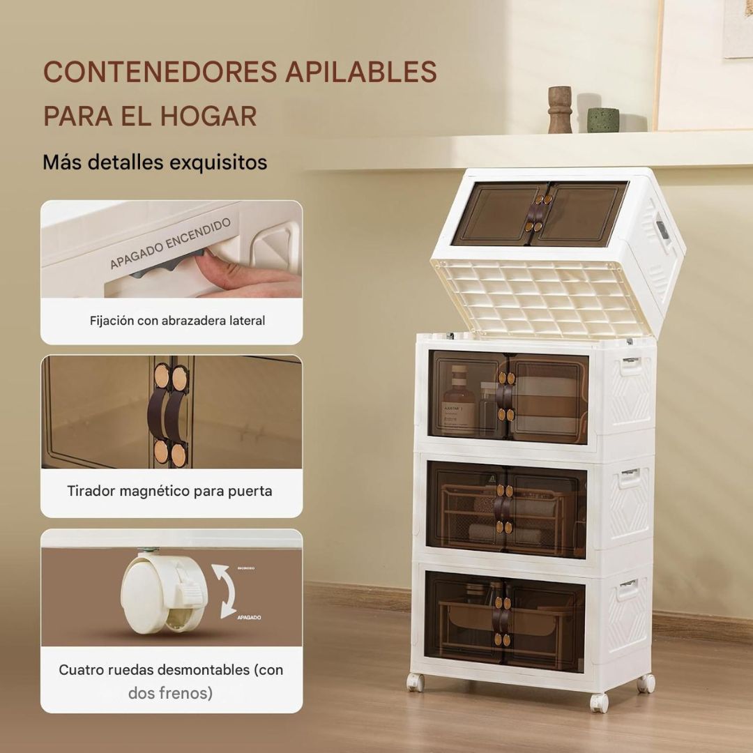ARMARIO MODERNO PLEGABLE DE 5 PISOS